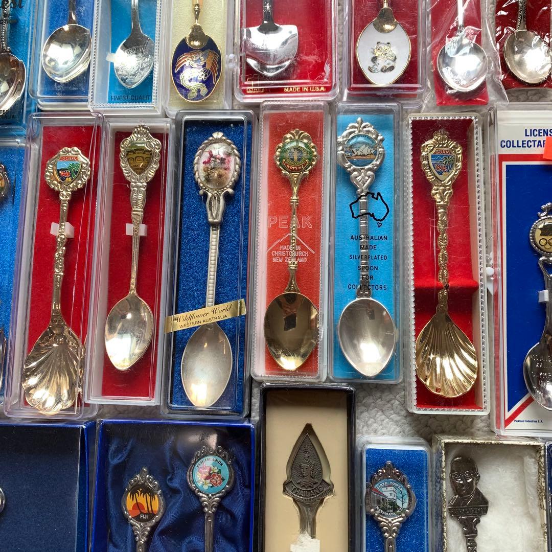 髭二重様 旅行記念 コレクターズスプーン スーベニアスプーン ほぼ箱入り36本