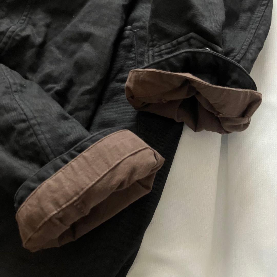 80's ISSEY MIYAKE ステンカラーコート チンスト ブラック