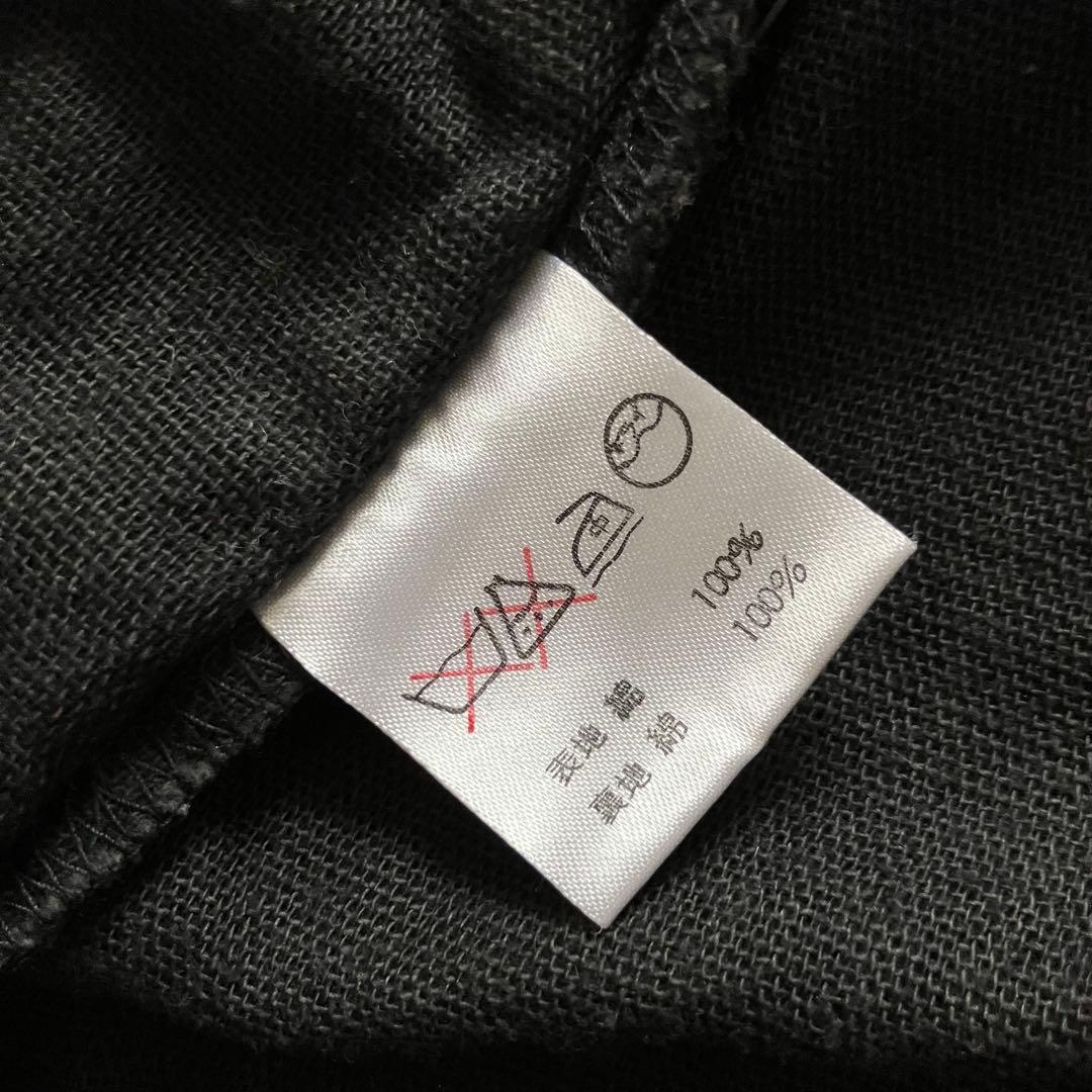 80's ISSEY MIYAKE ステンカラーコート チンスト ブラック