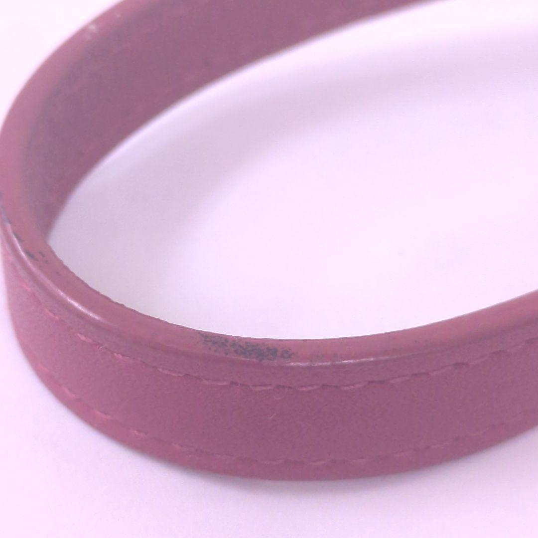 LOEWE ロエベ アナグラム レザー ミラー 鏡 ピンク スペイン製 ★レア●