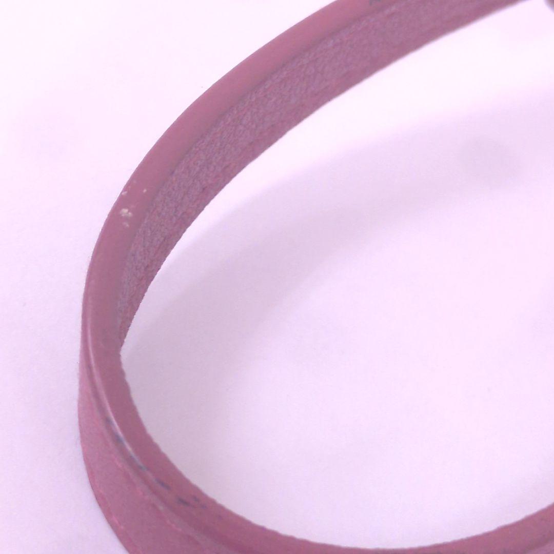 LOEWE ロエベ アナグラム レザー ミラー 鏡 ピンク スペイン製 ★レア●