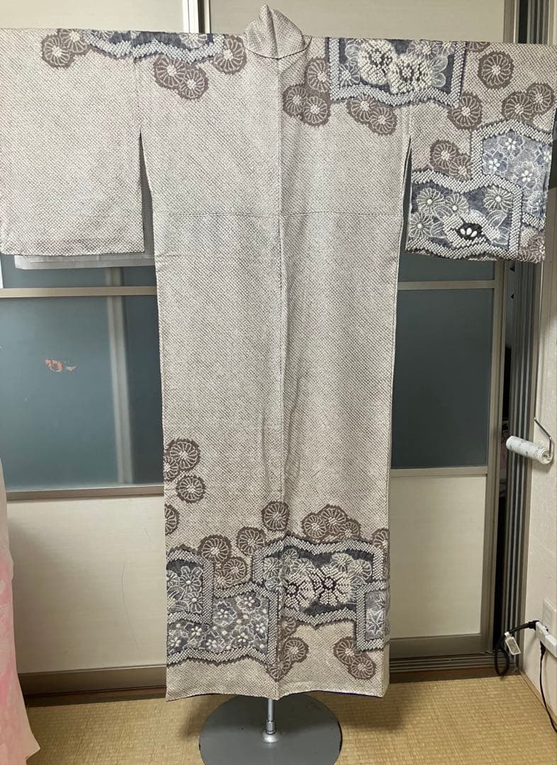 藤娘きぬたや　正絹　総絞り訪問着