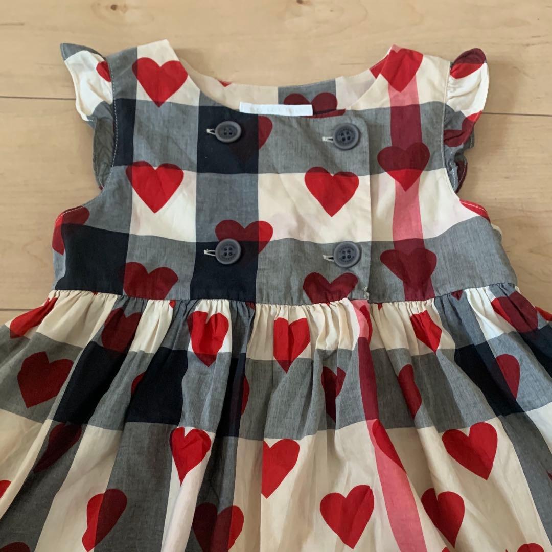 バーバリー♡ハート柄ワンピース