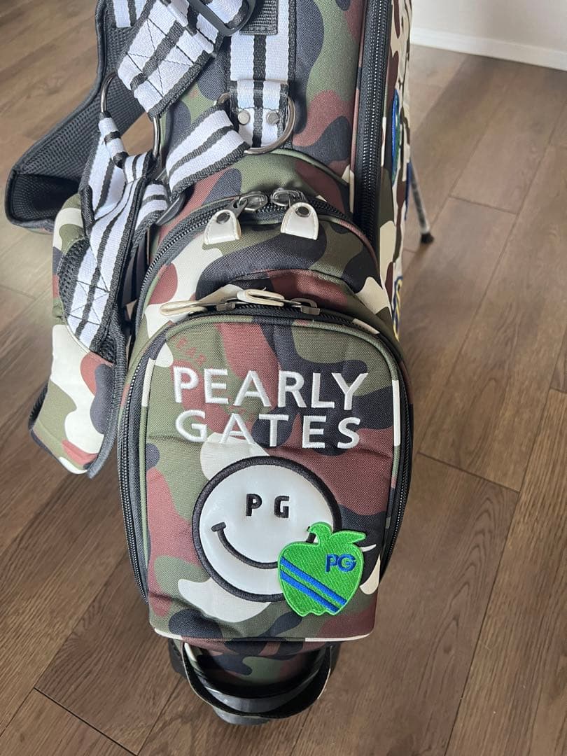 パーリーゲイツ ワッペンカモ柄 スタンド バッグ