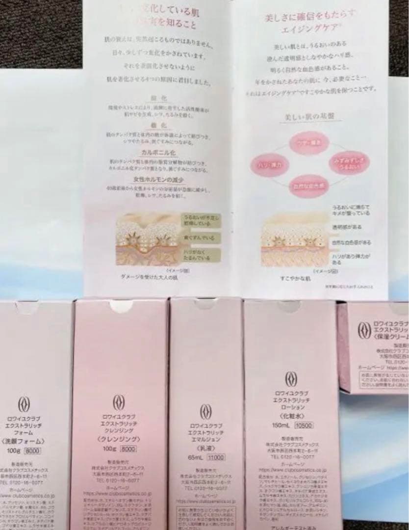 ロワイユクラブ　基礎化粧品一式　RCシリーズ　保湿　サロンドフルベール化粧品