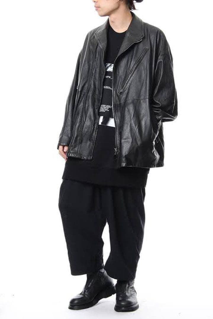 taka様宛】julius 2018FW レザーライダースジャケット - メルカリ