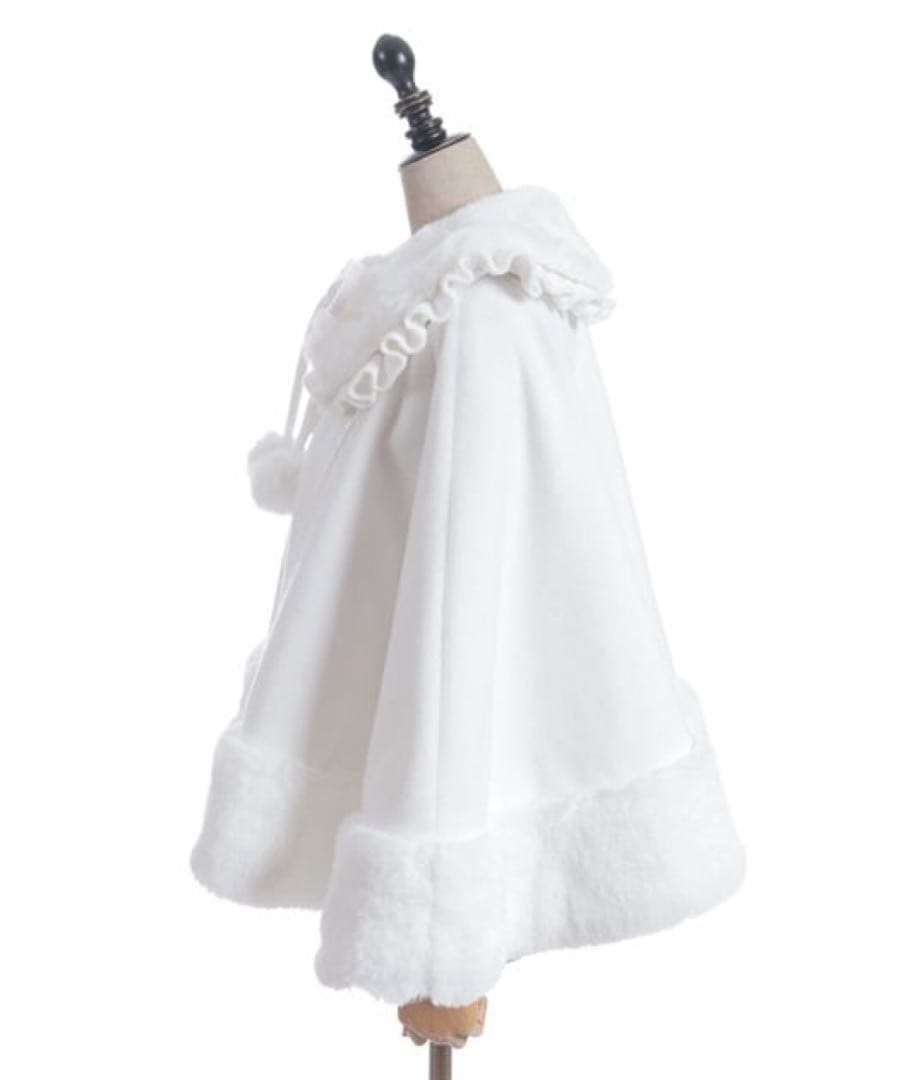 axes femme Chalmiere ドーリーケープ 白 ドーリーケープ | Chalmiere