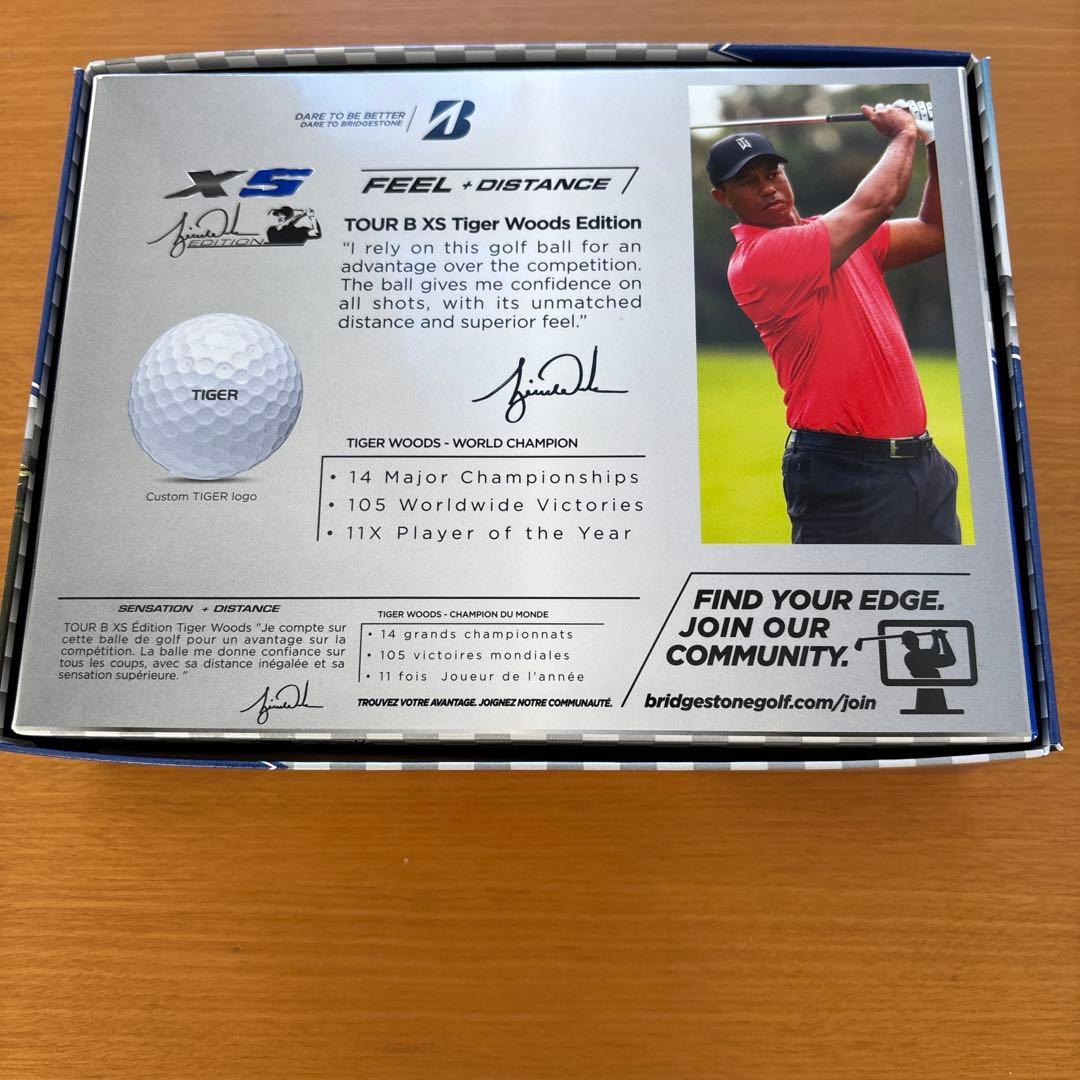 タイガーウッズ使用ボールセットナイキ20XI &ブリヂストンTOUR B XS