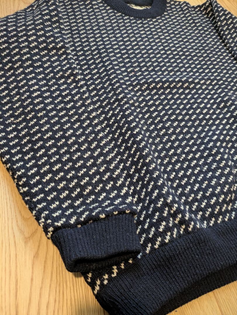 L.L.Bean バーズアイセーター ノルウェー製 XXL