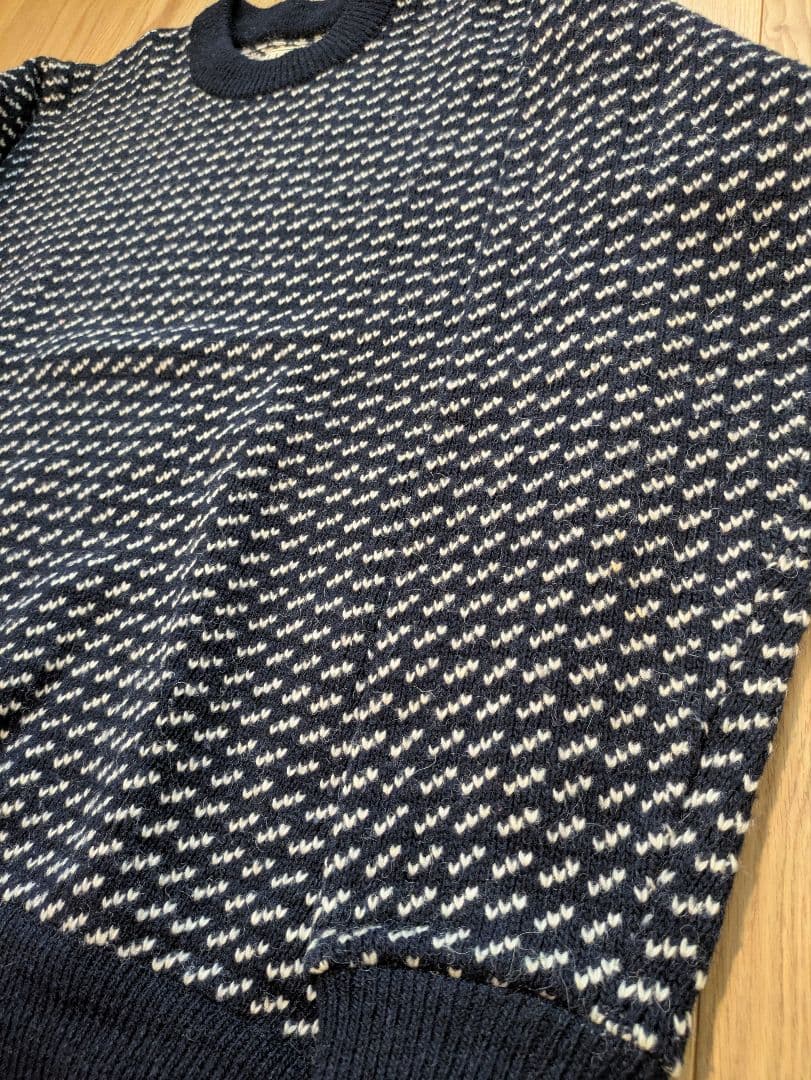 L.L.Bean バーズアイセーター ノルウェー製 XXL