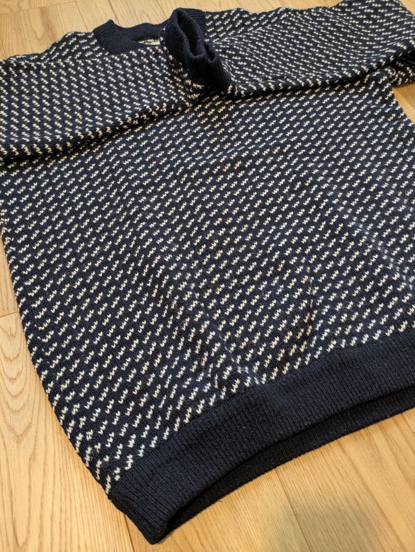 L.L.Bean バーズアイセーター ノルウェー製 XXL