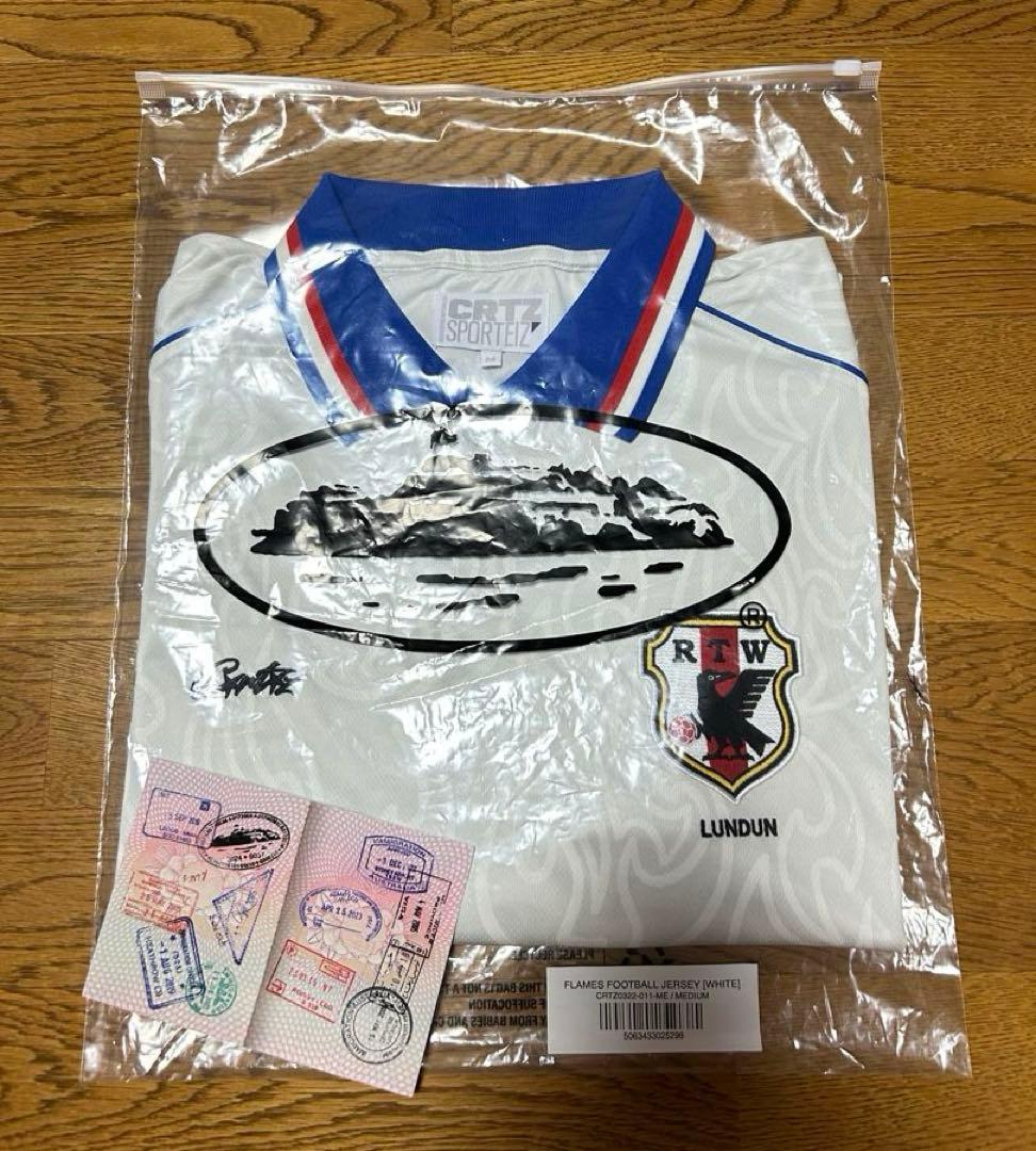 Corteiz FLAMES FOOTBALL JERSEY M コーテイズ