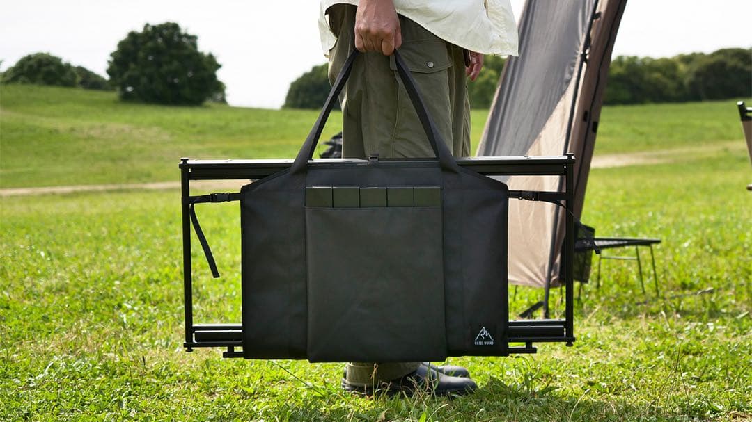 【新品・未使用】RATELWORKS ウッドパネルテーブル＆キャリーバック