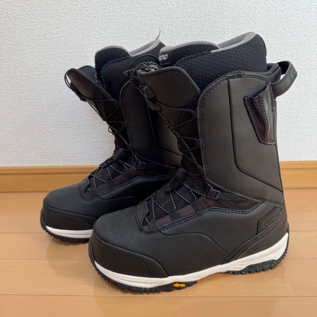 【美品】NITRO スノーボードブーツ BMZインソール入り 27.5cm