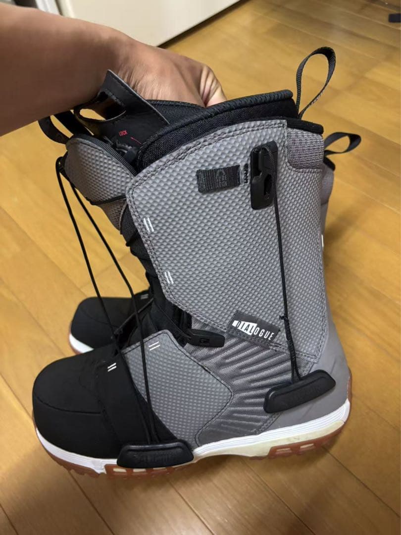 ノリ様専用、OIALOGUE スノーボードブーツ ブラック/グレー