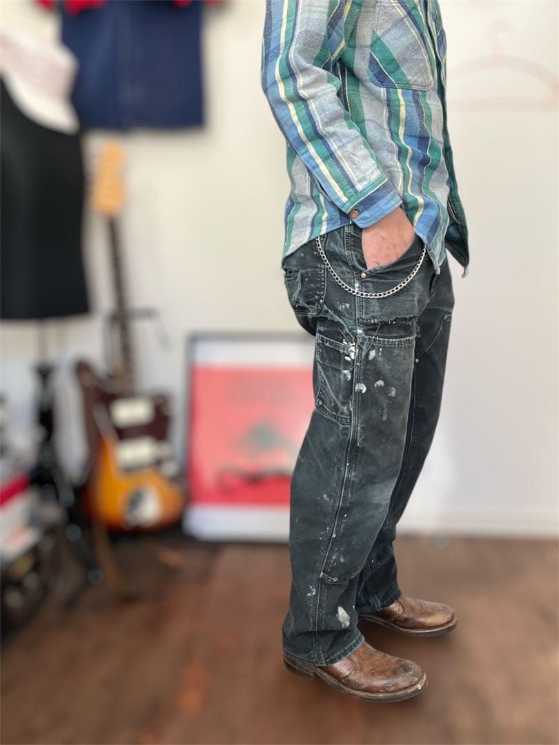 carharttダブルニーカーハートペインターパンツUSA製32×30