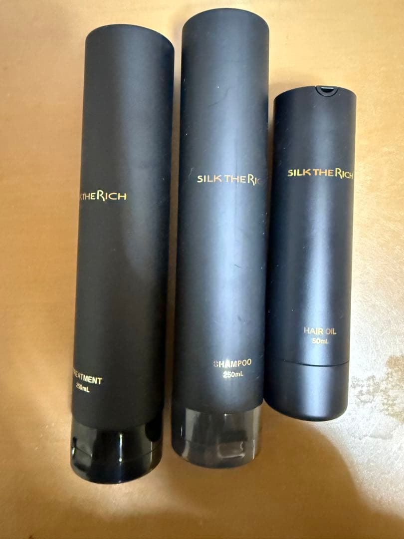 SILK THE RICH シャンプー・トリートメント・ヘアオイルセット - メルカリ