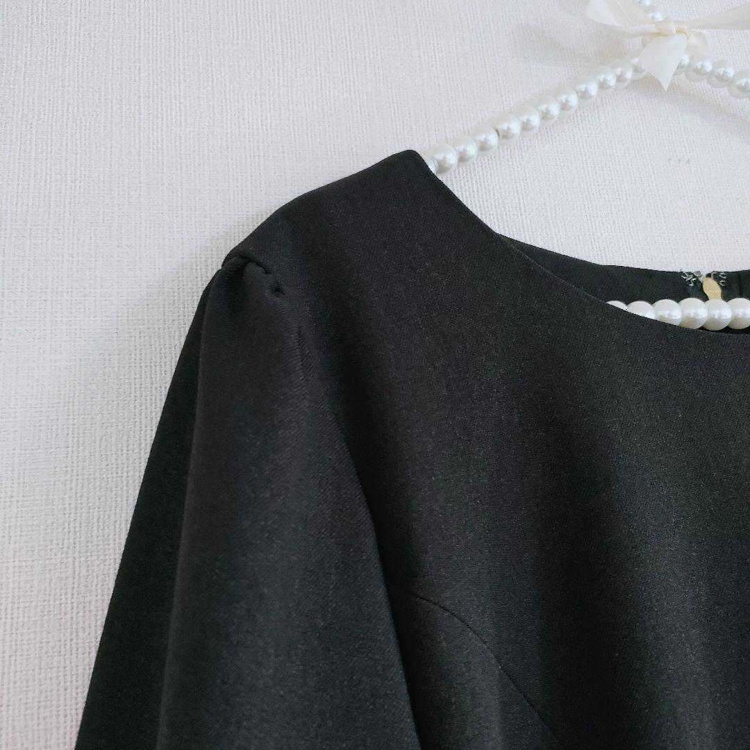 最終価格 極美品 ローズティアラ 大きいサイズ42 バイカラー リボンワンピース