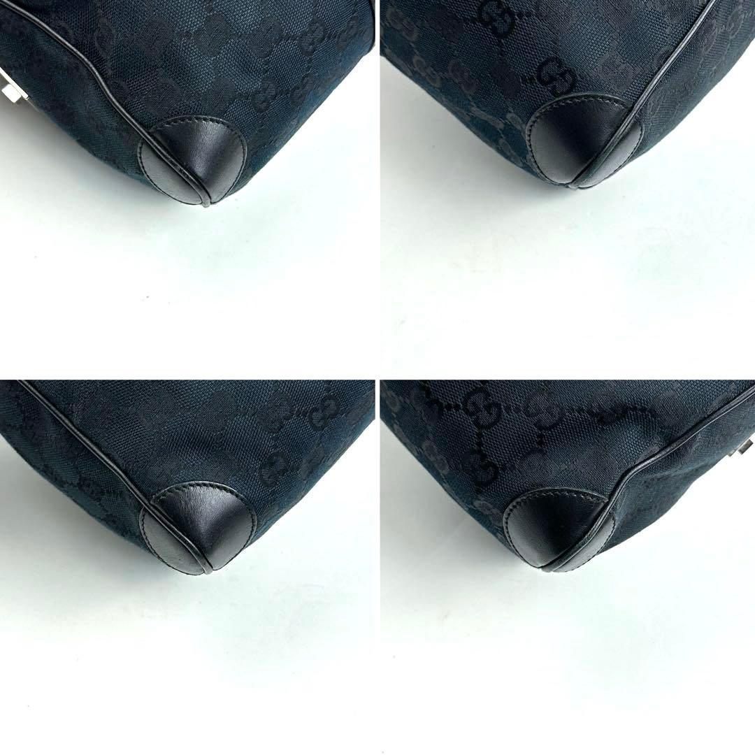 専用■グッチ ミニボストン シェリーライン パドロック GGキャンバス レザー