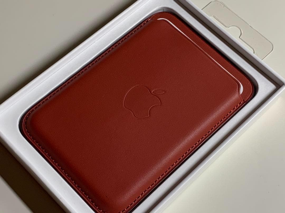 【新品】純正 MagSafe対応 iPhone レザーウォレット・アリゾナ①