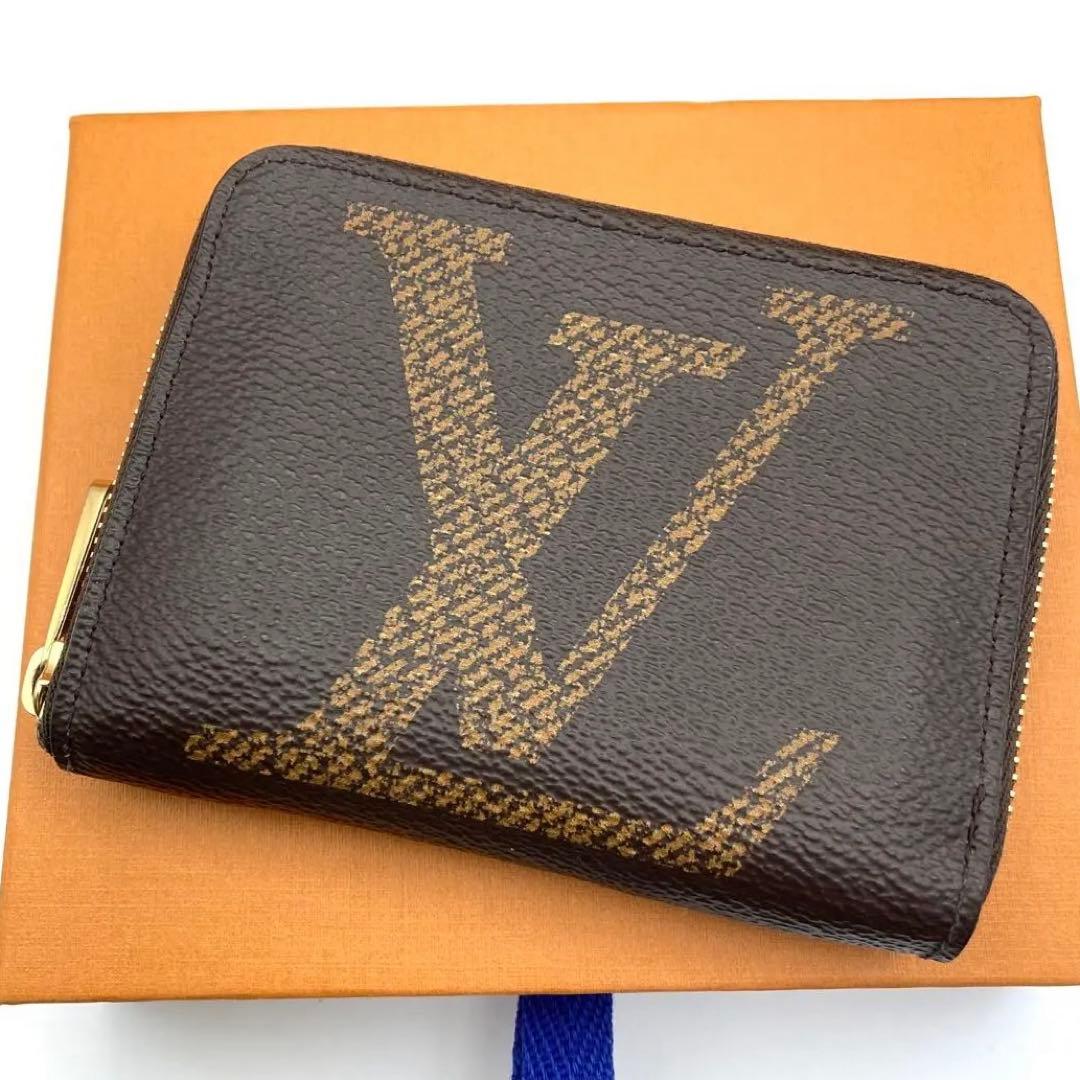 【極美品・IC】ルイヴィトン ジャイアント モノグラム ジッピー パース