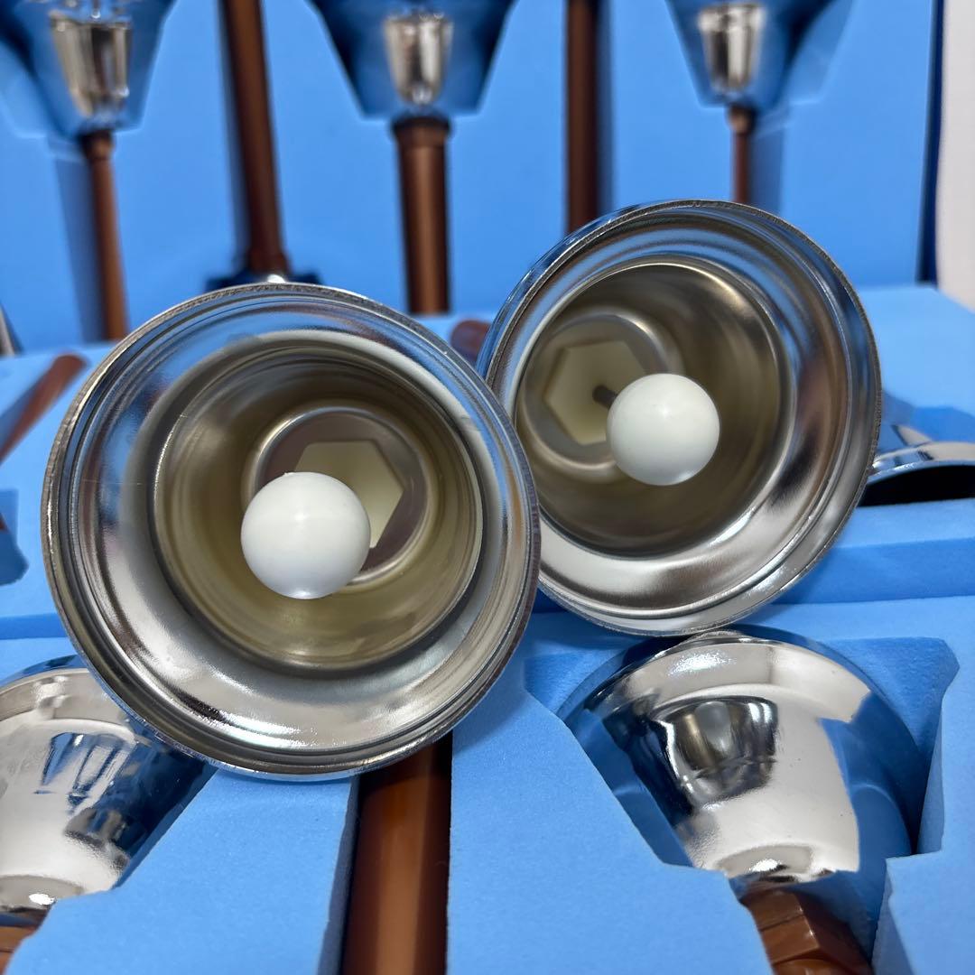 ■【極美品】全音 ミュージック ゼンオン ハンドベル 23音 ケース付