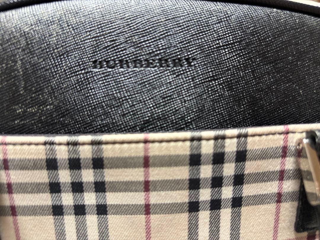 チェック柄ボストンバッグ