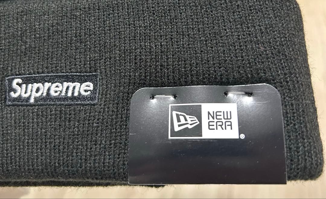 24時間以内発送 完売品 新品 黒色 New Era Script Beanie
