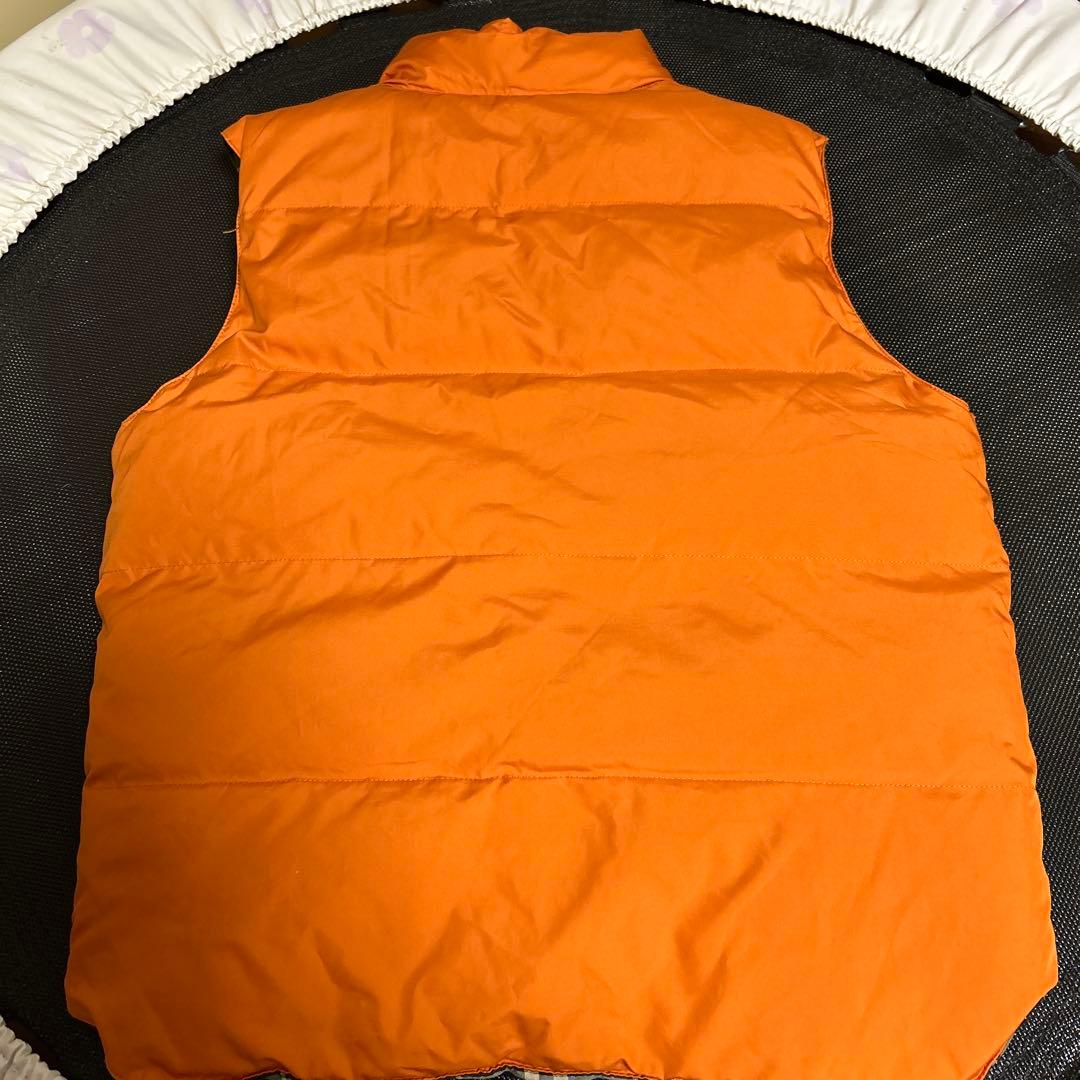 オレンジ リバーシブルダウンベスト Burberry - メルカリ
