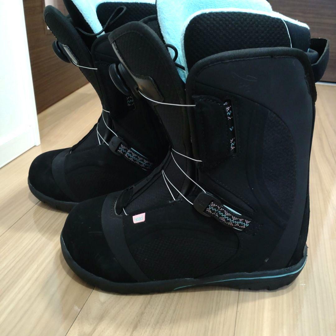 ヘッド HEAD TWO スノーボードブーツ 24cm BOA ブラック