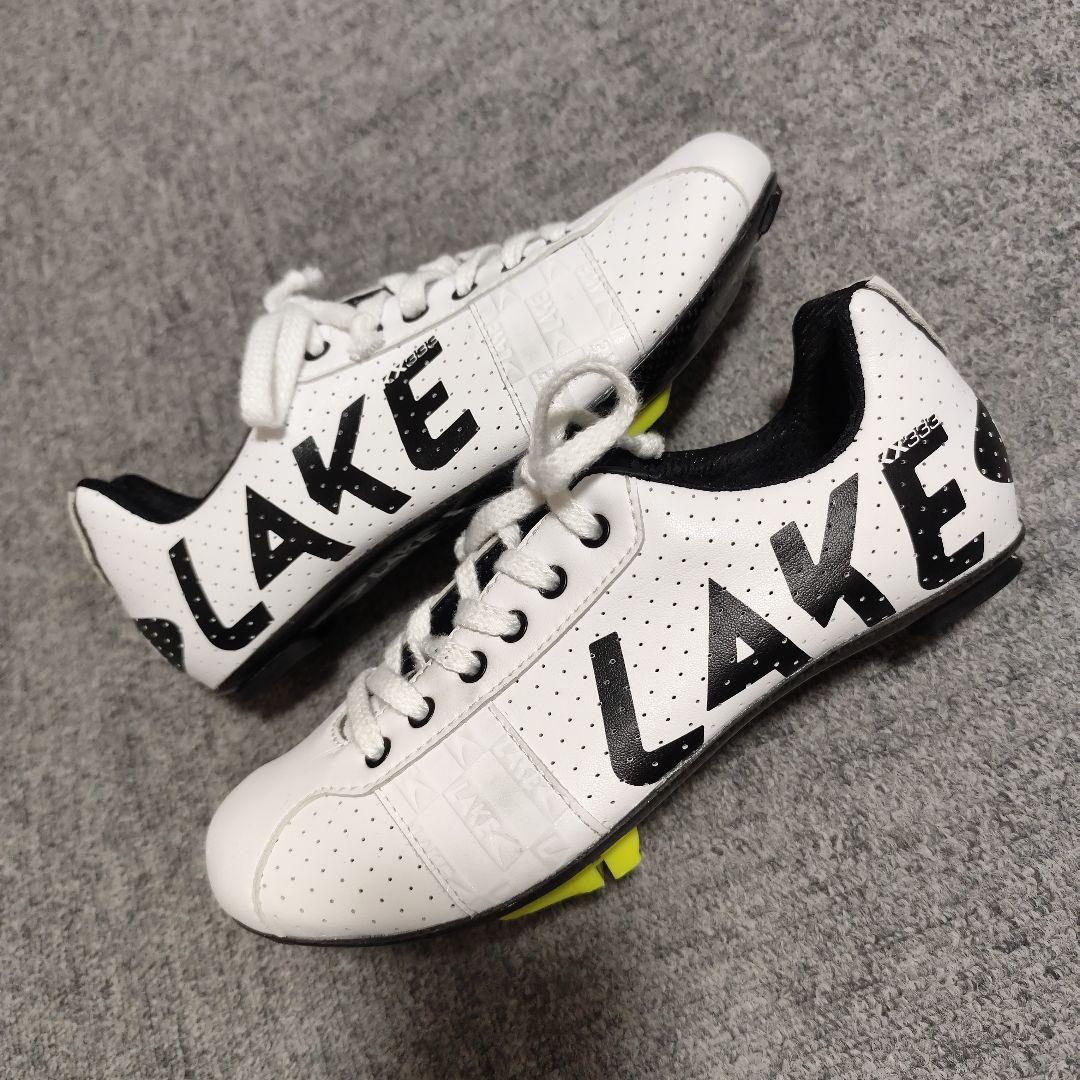 極美品　40.0　LAKE KX333　シューズ　競輪　レイク　サイクルシューズ