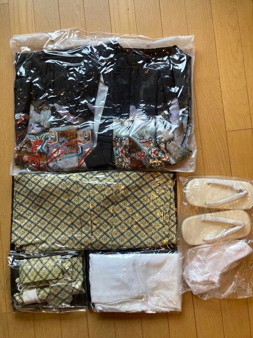 七五三用男の子　五歳　着物セット一式