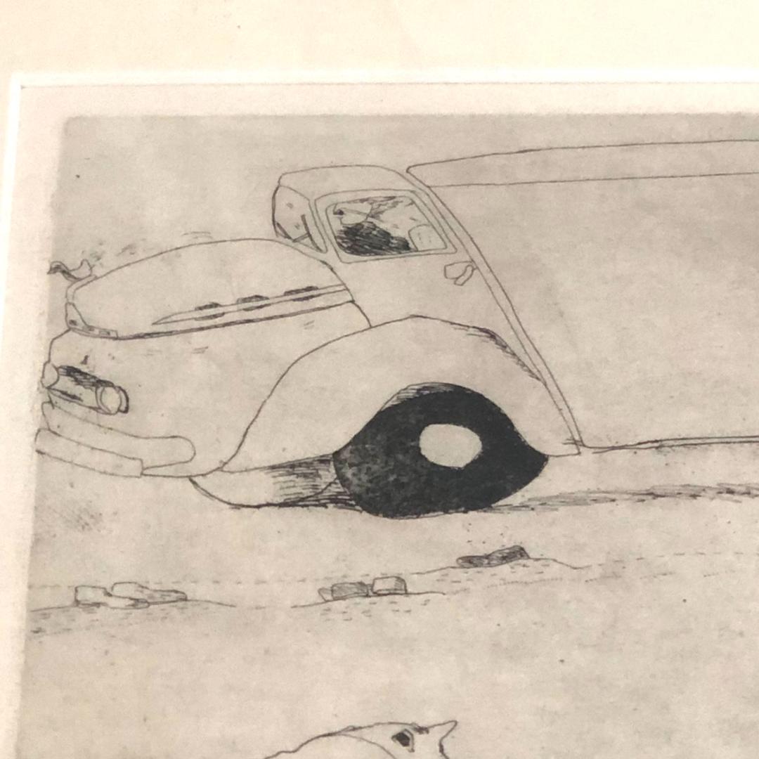 山本容子 銅版画 アートフレーム other voices SN:23/40