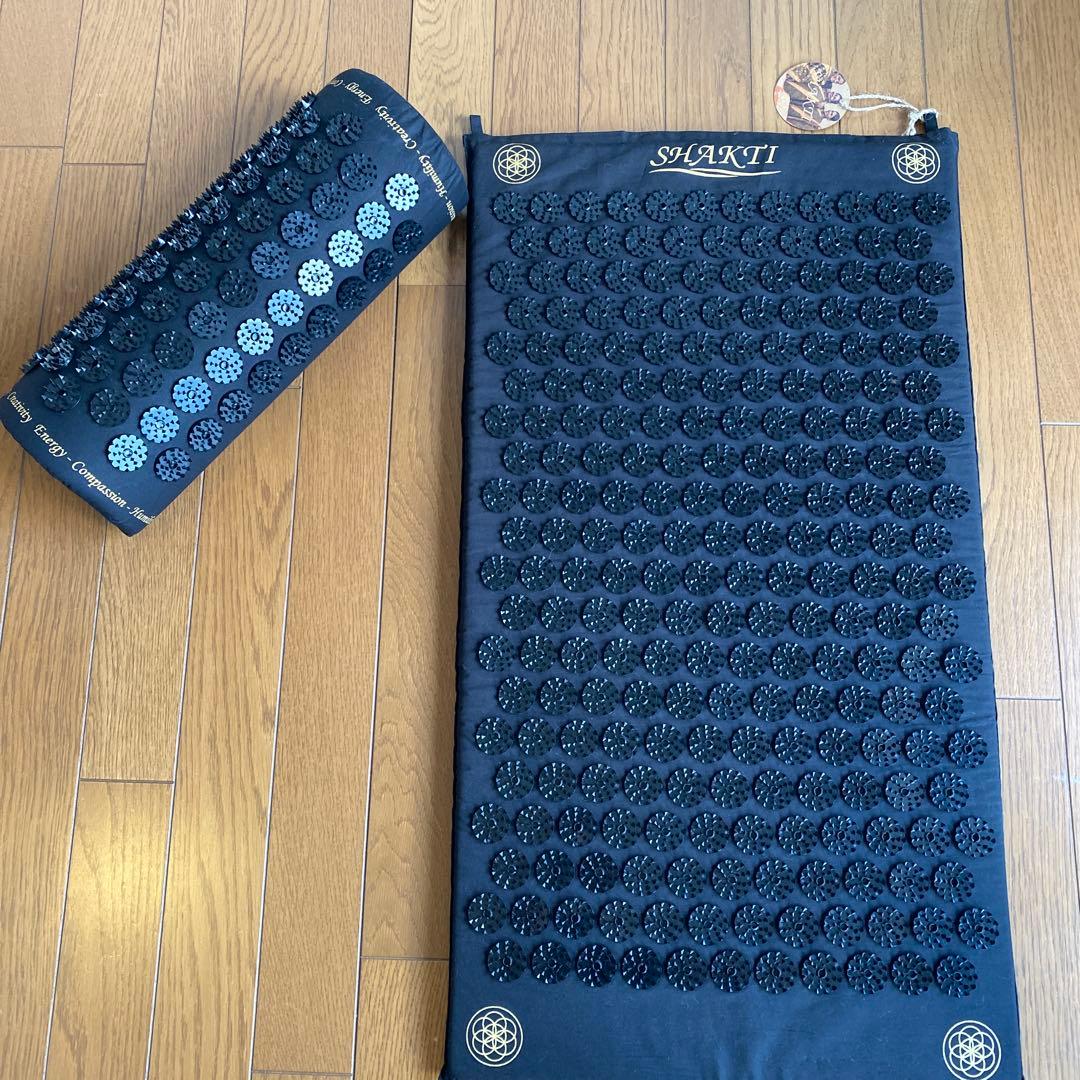 シャクティマット&ピロー　正規品　オリジナル 黒 black