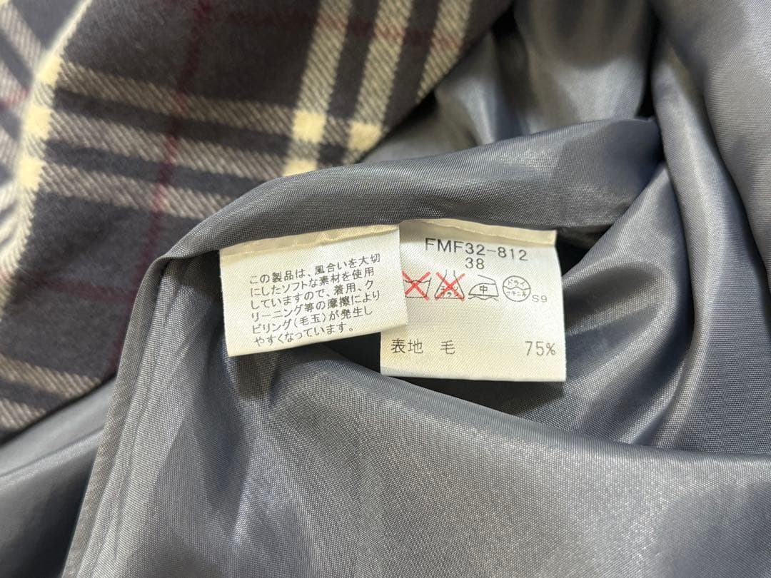 バーバリーブルーレーベル　ノースリーブ　ワンピース　38 M