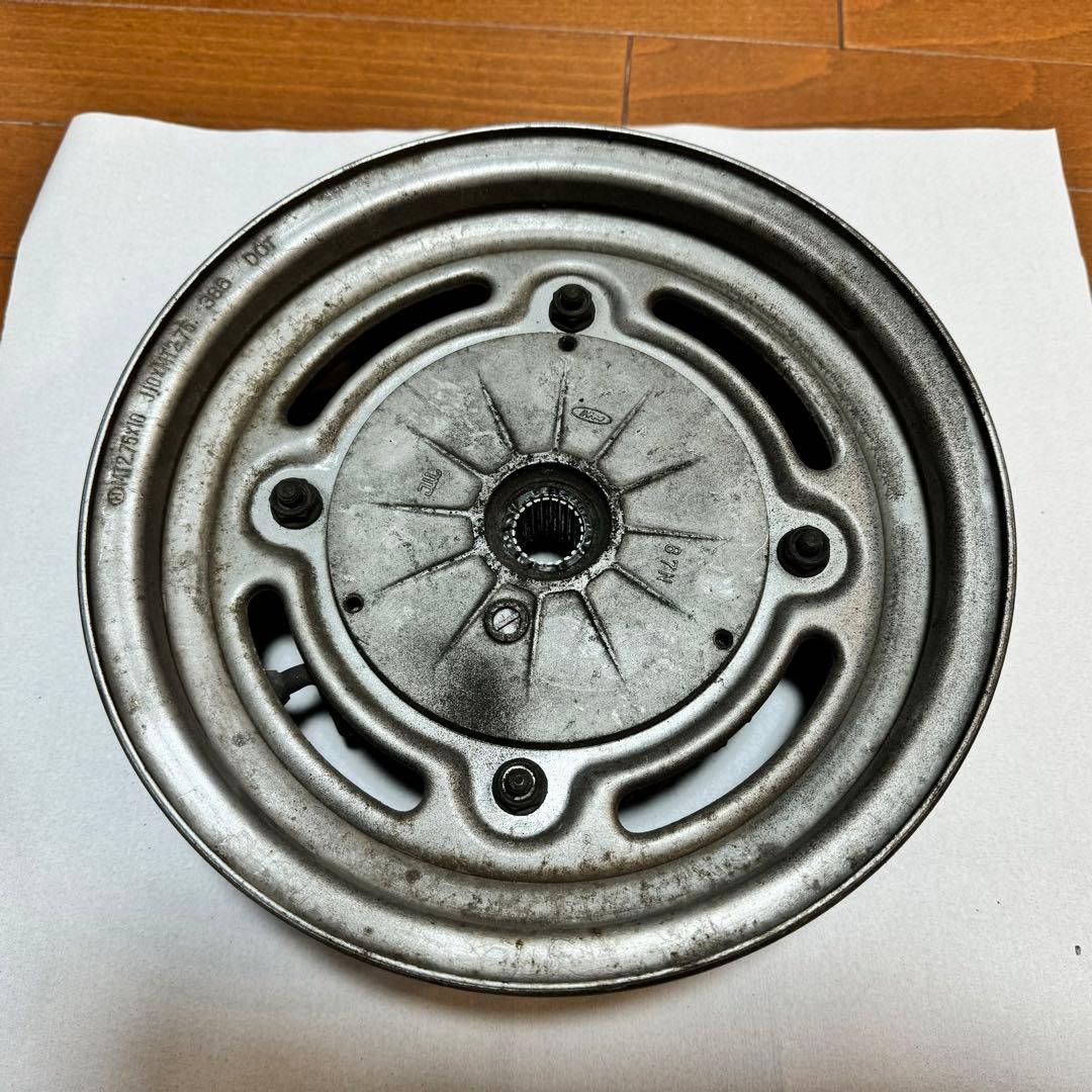 希少】ホンダ フュージョン 1型 純正 鉄チン ホイール 前後セット