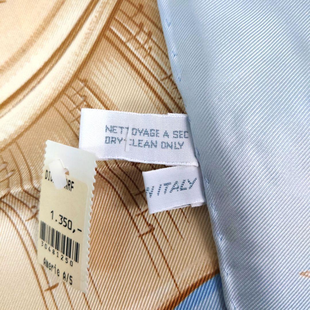 M1219D1 未使用☆Christian Dior シルクスカーフ 水色 楽器 - メルカリ