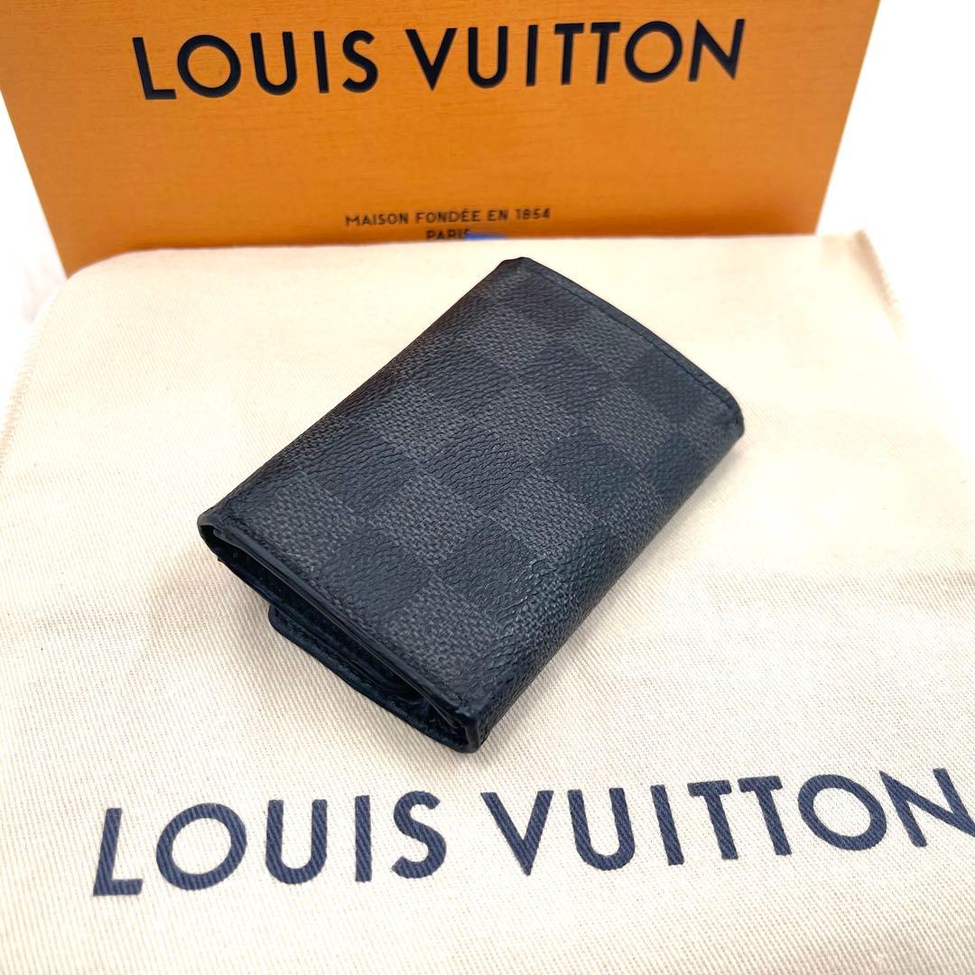 ルイヴィトン ダミエ　グラフィット　キーケース　キーリング　キーホルダー770