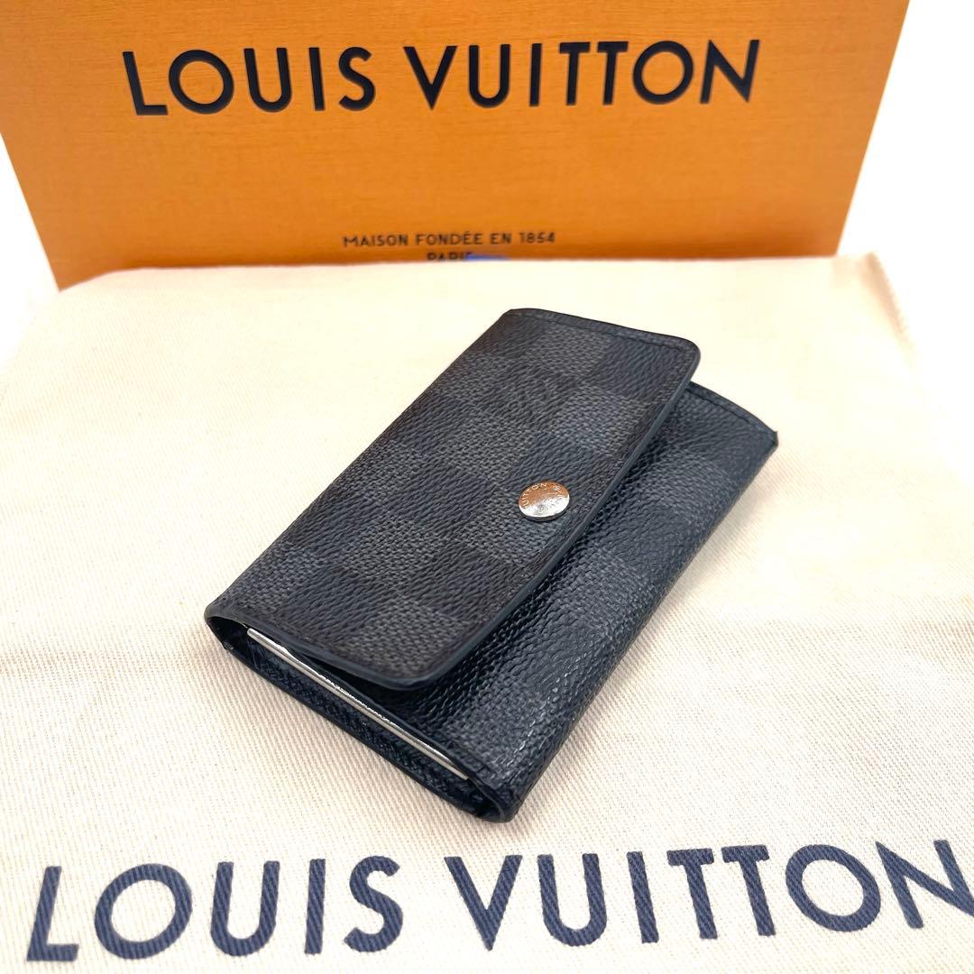 ルイヴィトン ダミエ　グラフィット　キーケース　キーリング　キーホルダー770