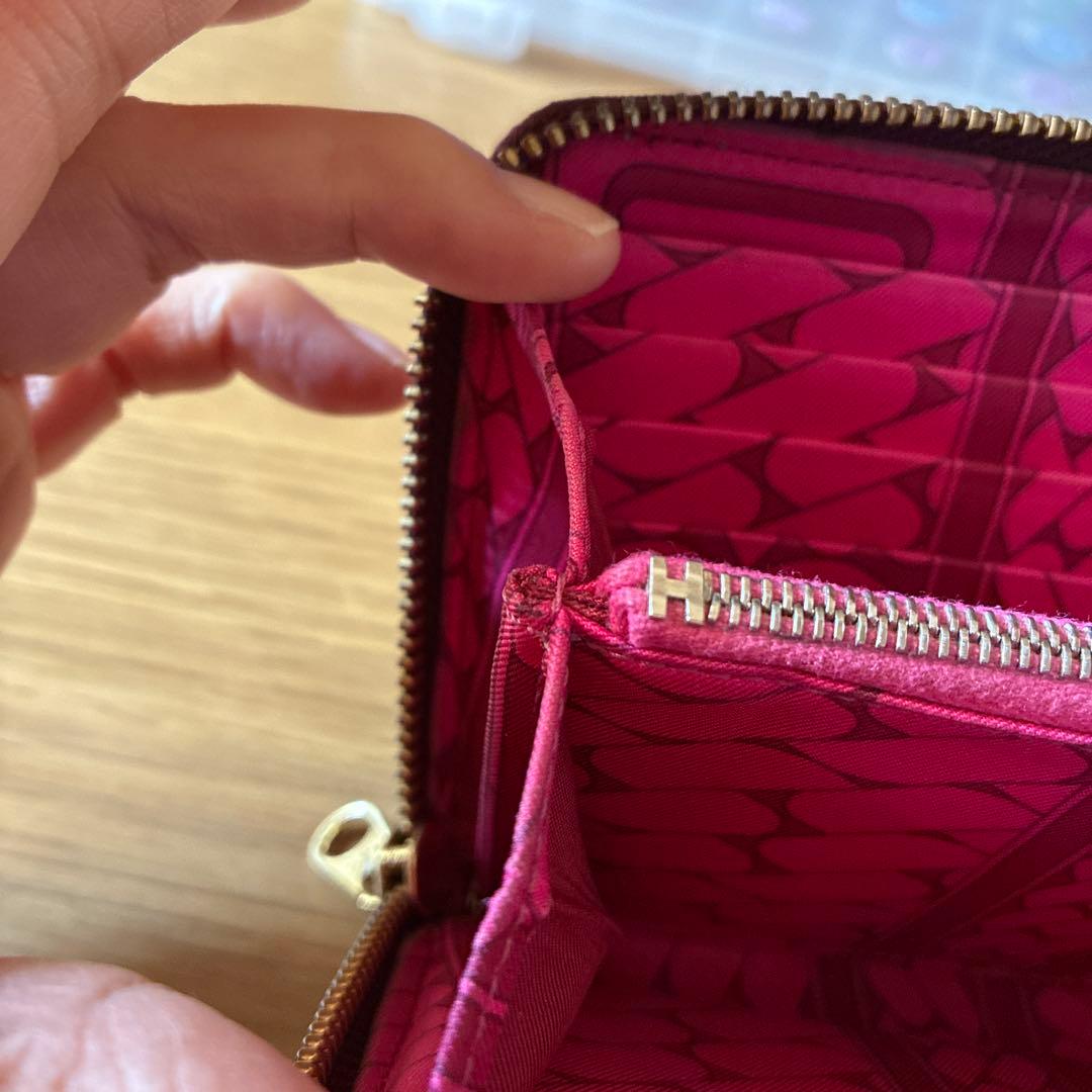 せーみさん専用　　　　　　　　　　水色 ピンク内装 長財布