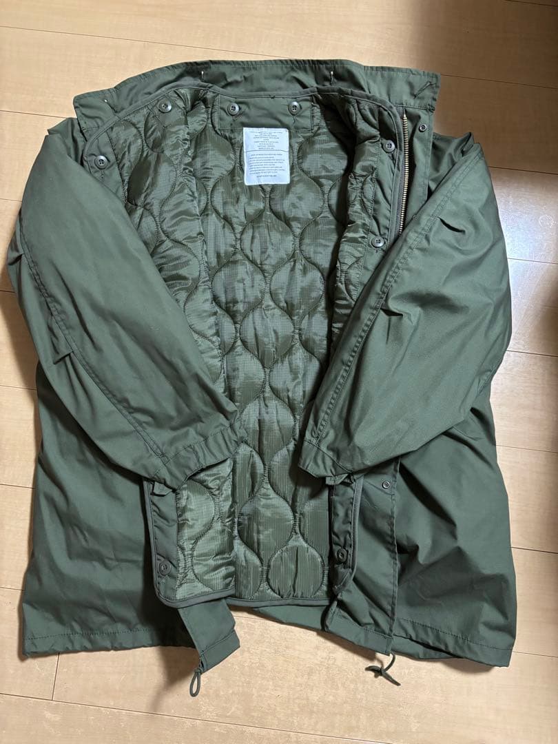 オリーブグリーン モッズコート