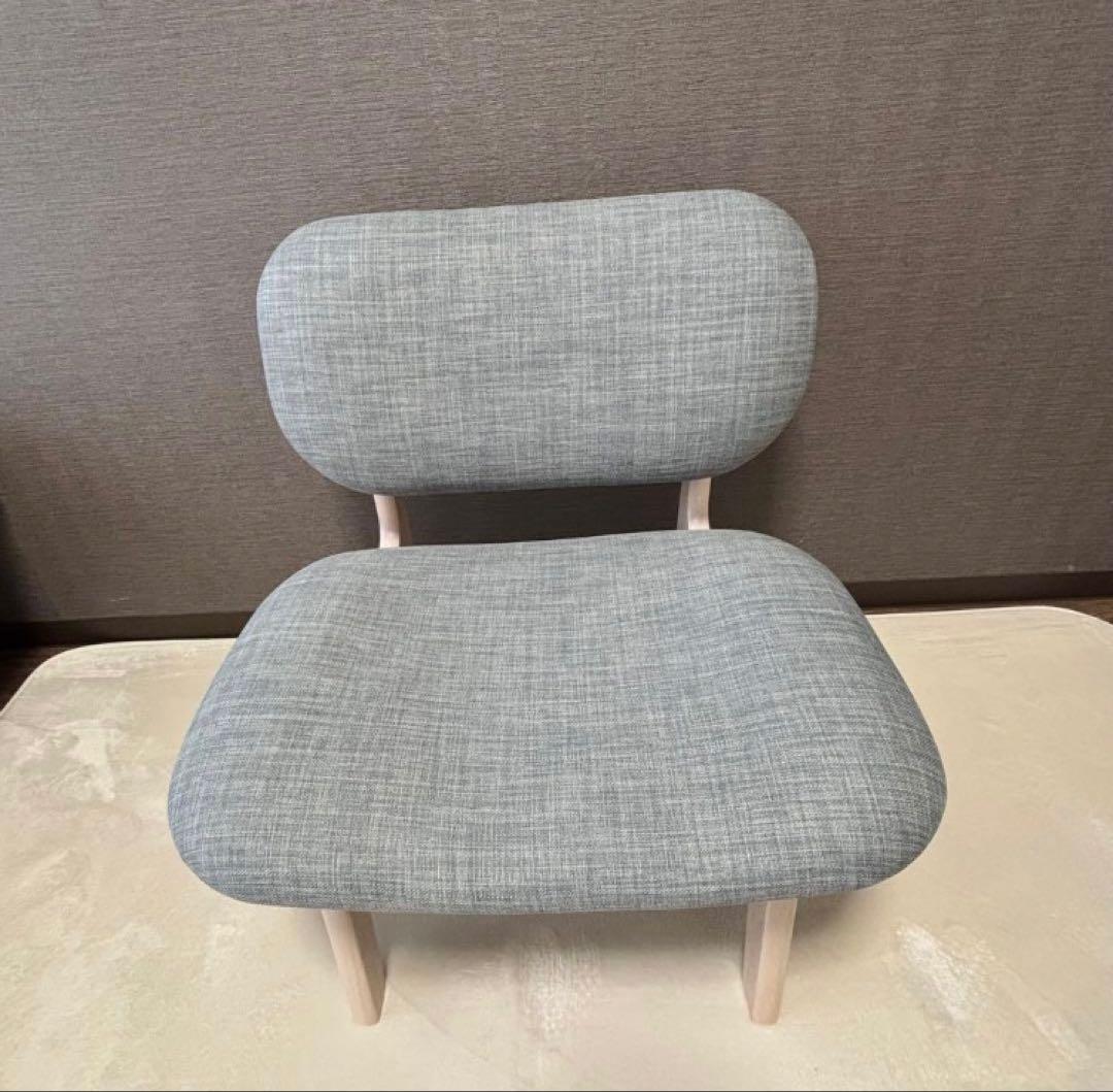 美品☆リビングダイニングチェア Nシールド リラックスワイド WW/GY★