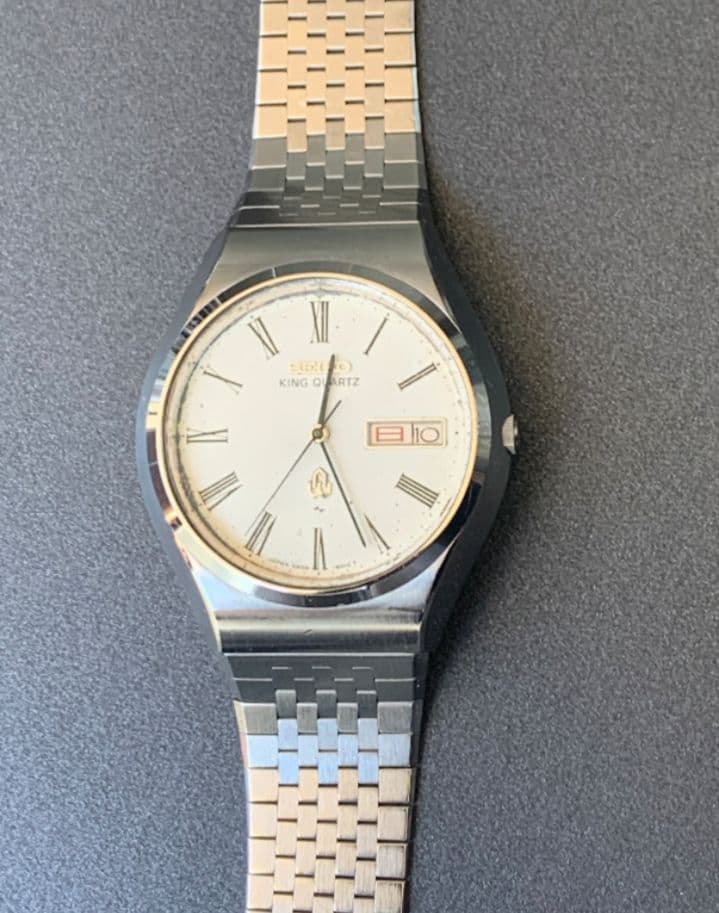 稼働58系SEIKO KING QUARTZ キングクオーツ5856-8000 - メルカリ