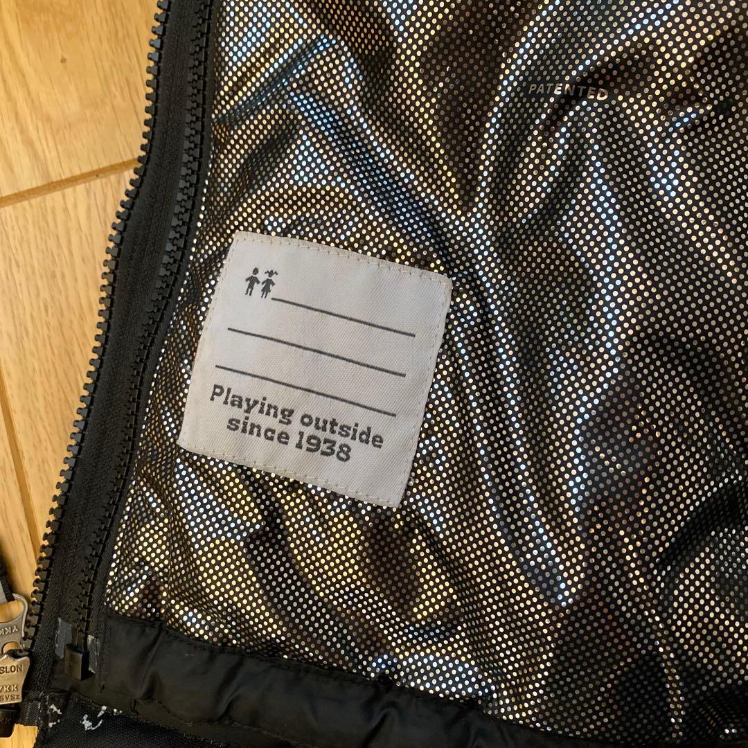 Columbia 子ども用 スキーウェア 黒/白迷彩