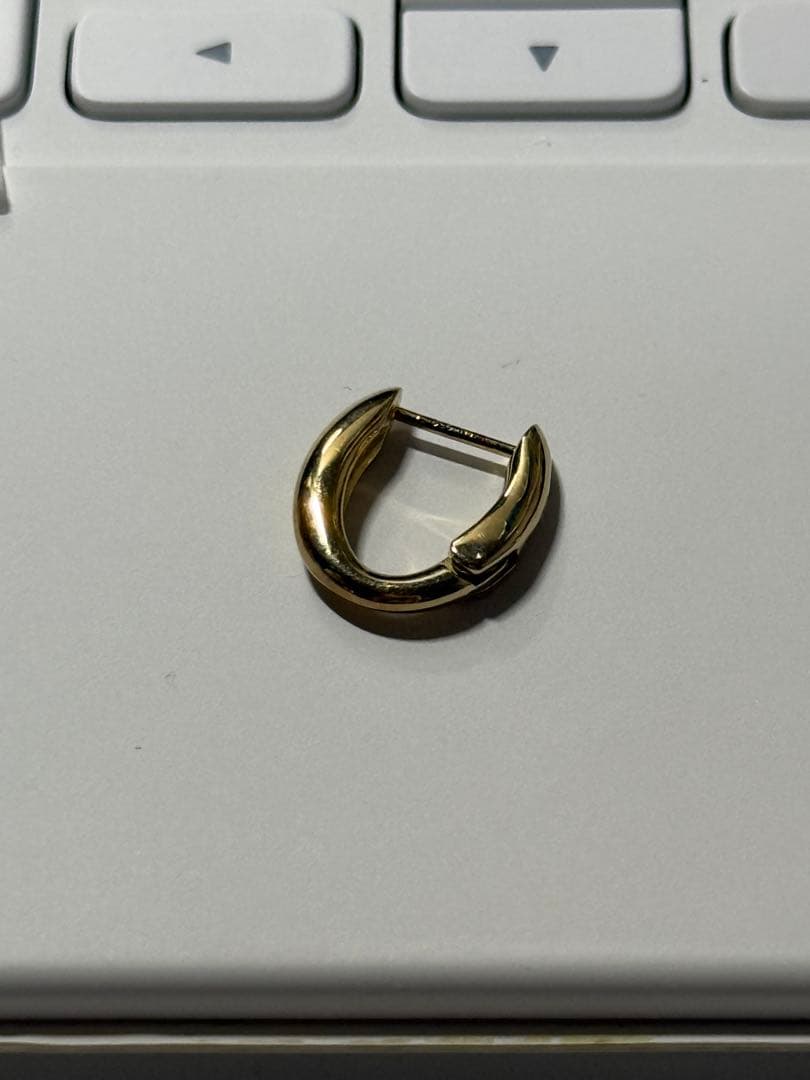ete ゴールド フープピアス 片耳 - メルカリ