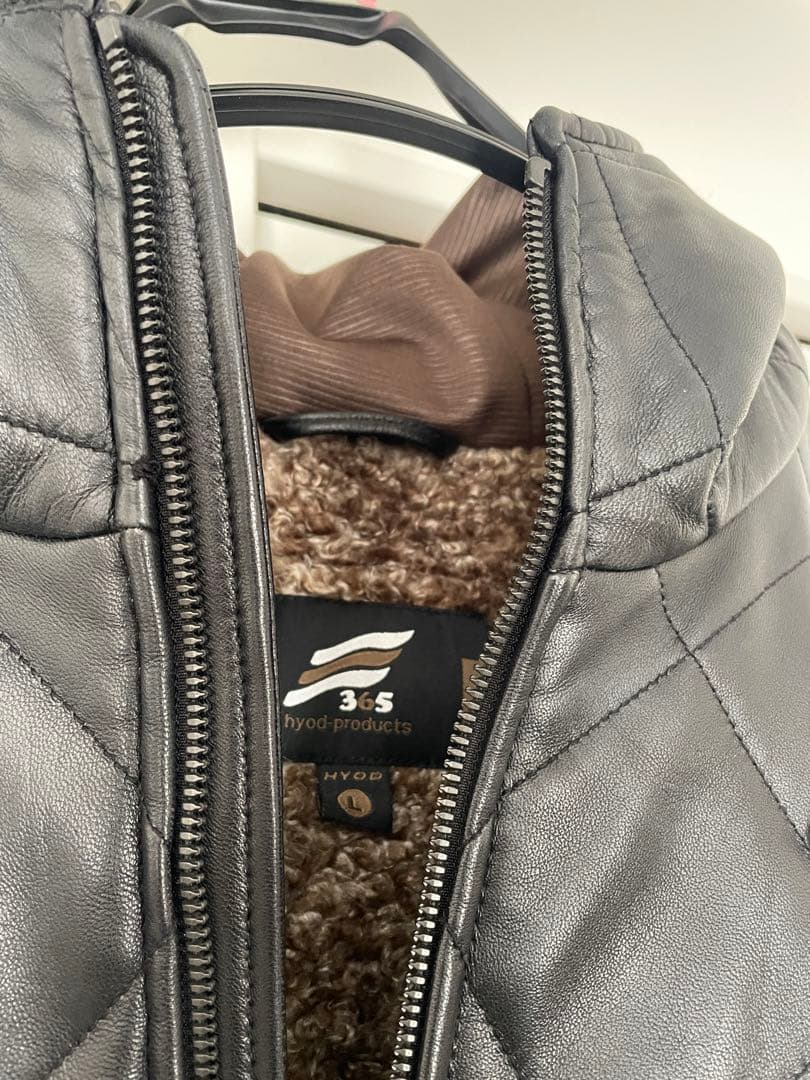hyod 365 ax h3l505 レザーパーカー ジャケット - メルカリ