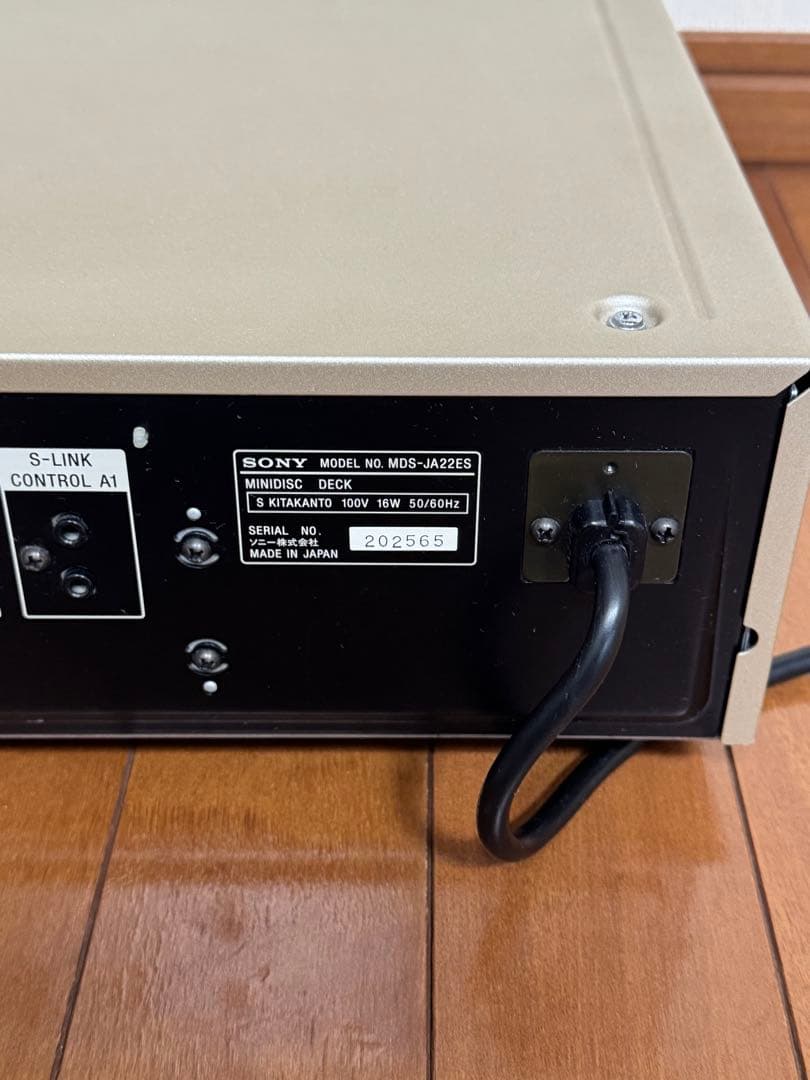 SONY MDS-JA22ES MDデッキ　ジャンク