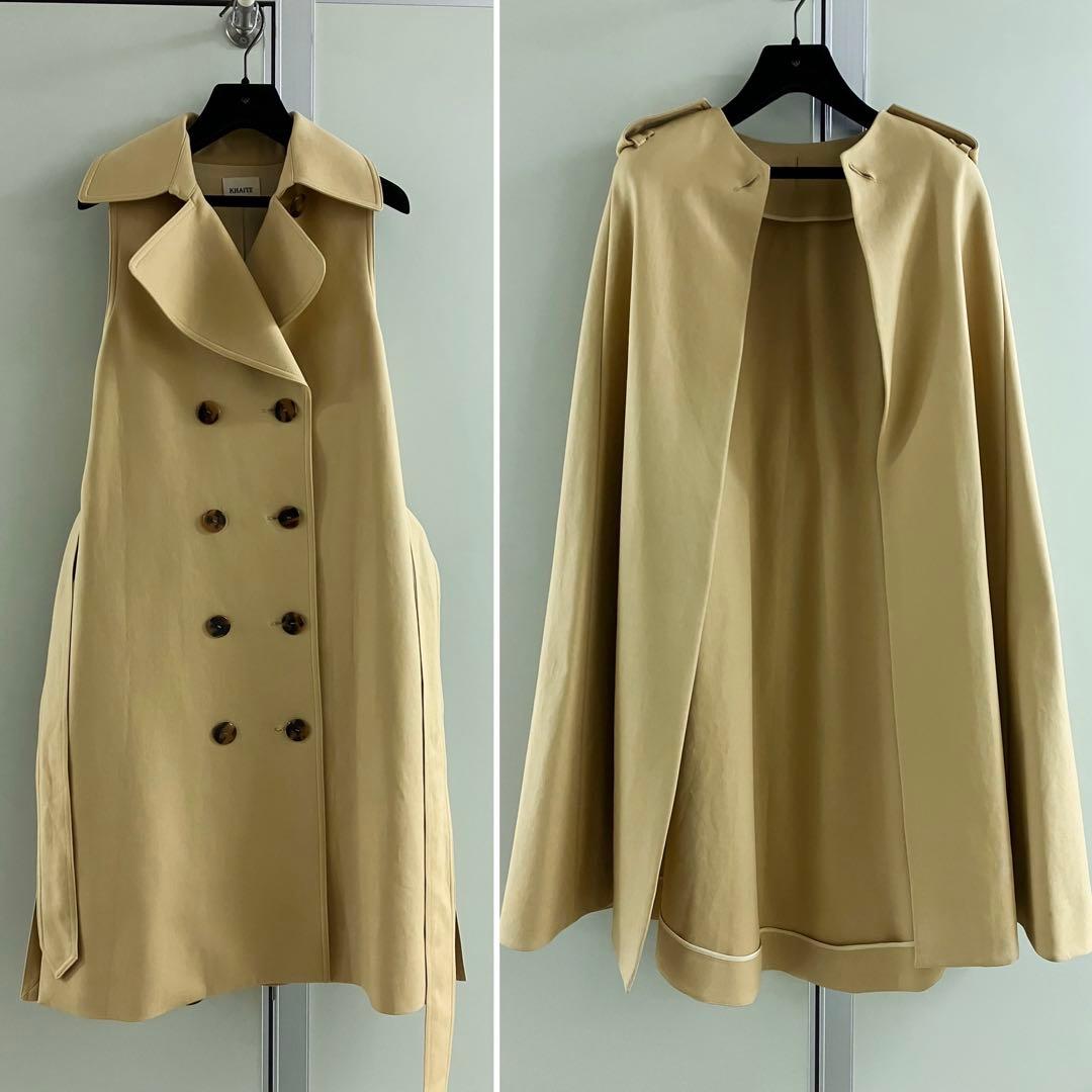 【KHAITE】\"Donna\" cape-effect trench coat