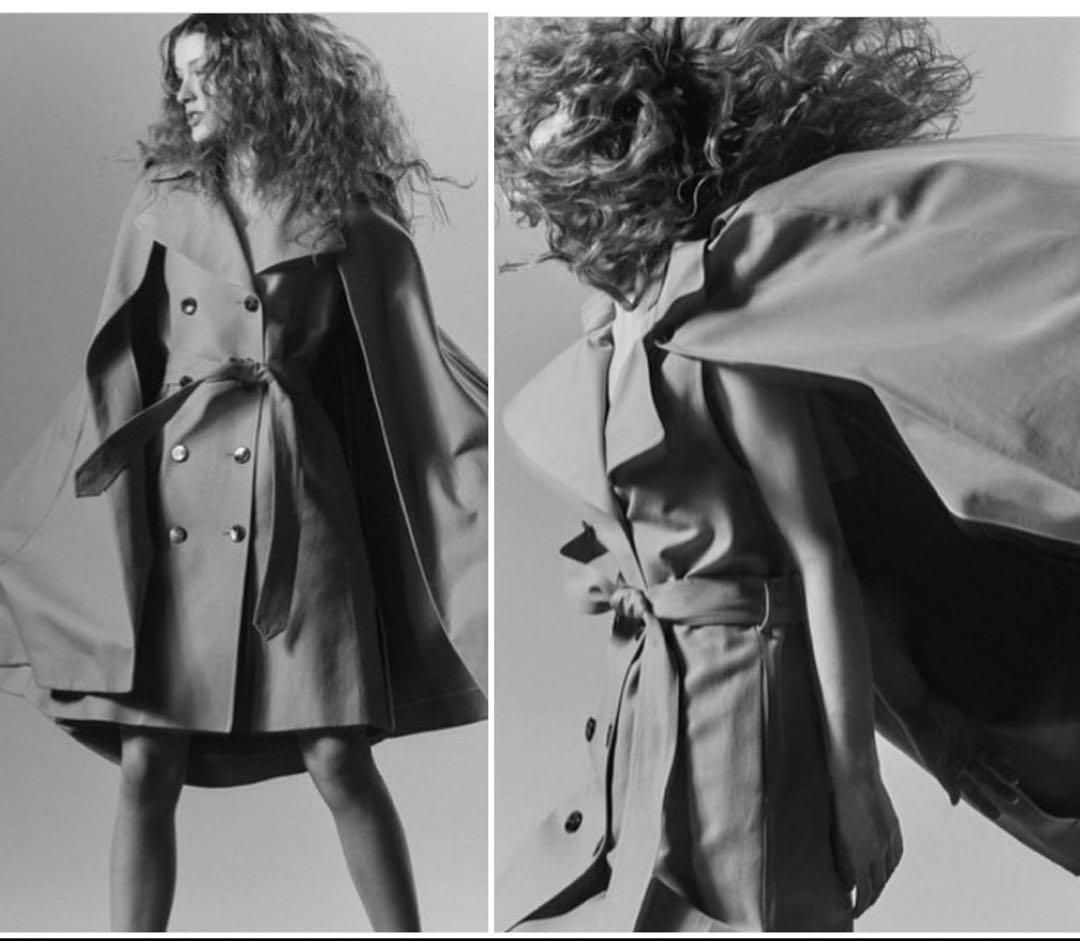 【KHAITE】\"Donna\" cape-effect trench coat