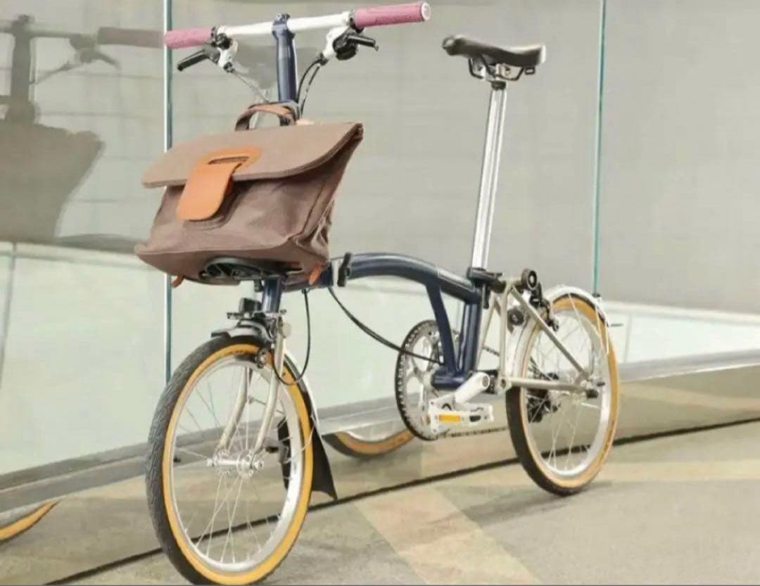 BROMPTON用 キャンバスと本革のマルチトートバッグ 未使用の通販はau